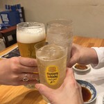 魚楽唐唐 - 何回めの乾杯かな〜