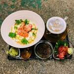 沖縄酒場 離〜Hanare〜 - 炙り明太子出汁茶漬け