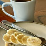 カフェ 金澤園 - タルト　バナナ