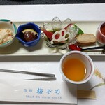 湯宿 梅ぞ乃 - 前菜盛合わせ