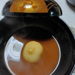 湯宿 梅ぞ乃 - 白玉団子の味噌汁