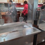 中西うどん - かけうどんは、自分で湯煎する