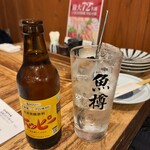 大漁酒場 - ホッピーセット(白)(500円)