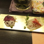 旬菜 おぐら家 - 生サバと足赤海老