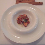 クッチーナ イタリアーナ ガッルーラ - 「ウンブリケッリ」ウンブリア州の伝統手打ちパスタ　牛テールと鳴門金時・春菊のラグー（ハーフサイズ）