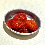 えびすジンギスカン 海月別邸 御羊邸 - 梅干しキムチ