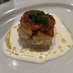 ワインとイタリア料理 141 - サーモンとじゃがいものトルティーノ