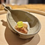 温石 - 晩秋らしい食材　落花生豆腐　無花果、銀杏