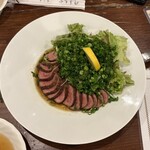 牛たん料理 閣 ブランドーム本店 - 牛タンのたたき