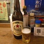 ほていちゃん - 赤星・大瓶(440円)