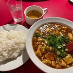 南海飯店 - 日替定食麻婆豆腐ライス大