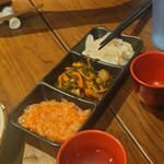 日本酒バルかぐら - 珍味3種盛り合わせ