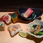 じゅん亭 - 料理写真:甘鯛（中央下）が美味♪