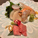 神戸牛 吉祥吉 - お造りと牛刺し