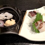 San Chuu - 蛸刺し２種