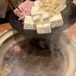 得仙春岡 - 豆腐、榎、鶏団子