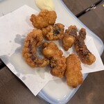 べに屋 - 揚げタコ焼き580円