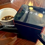 百々庵 - ・そば湯はサラッとしたタイプ