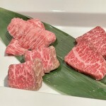 炭火焼肉 たくみ - カルビ、シンシン、ハラミ