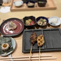 焼鳥 鐡 - 前菜など、ハツモト、蓮根