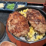 肉食家さんのハンバーグ にくきゅうグリル - 