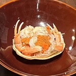 せいじ - せこ蟹900円。日本酒と。