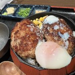 肉食家さんのハンバーグ にくきゅうグリル - 