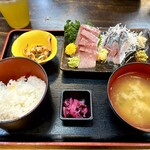 お食事処 魚一 - 料理写真:刺身定食(2種類)