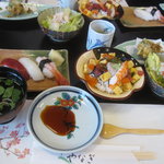 Sushi Kappou Yanagi - お昼のセット