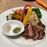 3on3 Fukaya - 料理写真:特上牛タンステーキ 100g