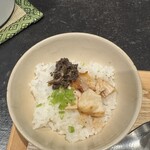 なにわ麺次郎 雅 - トリュフバター御飯