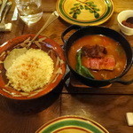 炭火焼き仔羊S1,800円+税