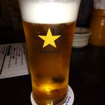 津軽三味線ライヴハウス 杏 - 生ビール