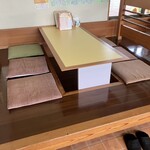 さつまいも農カフェきらら - 見えた範囲では　２人座敷席１・４人座敷席２・　　　６人掘りごたつ席３　HPでは50席　　　　　　　　　個室も色々あり、総席数92