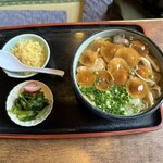 山人 - 友人が注文した、きのこそばも美味しそう