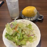 炭焼ステーキくに - 料理写真:セットのサラダ