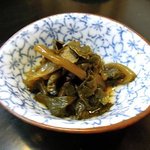 小樽・蕎麦屋・籔半 - 藪半 「わさび漬け」