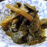 小樽・蕎麦屋・籔半 - 藪半 「わさび漬け」