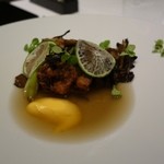 （2014/9月昼）秋の茸とスッポンそのコンソメのスープ仕立て