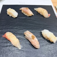 築地 すし Omakase - 血抜き熟成寿司　タイ、ボラなど