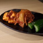 焼肉ごりら - キムチ（山芋、白菜、キュウリ）