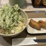 そば太田 - 料理写真:春菊天そばといなりで810円