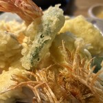 九つ井 - 天ぷら盛り合わせ