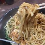 ばーばらラーメン - モチモチの麺