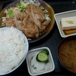 久美食堂 - ロース生姜焼定食