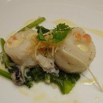 アバ - 舌平目の白ワイン蒸し　白ワインソース