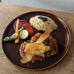 エコモレストラン - 「平飼い鶏のてりやきバルサミコソテー」