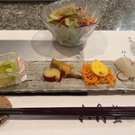 六角堂 - 前菜、野菜12種サラダ