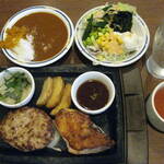 ステーキガスト - 料理写真:日替わりランチ 健康野菜サラダバーフルセット