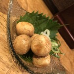 Toriya Tachibana - クリームチーズの山葵醬油漬が九州醤油で甘辛とクリームチーズのまったりでお酒が進みます♪
